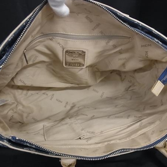 Vintage MCM denim satchel - Picture 4 of 6